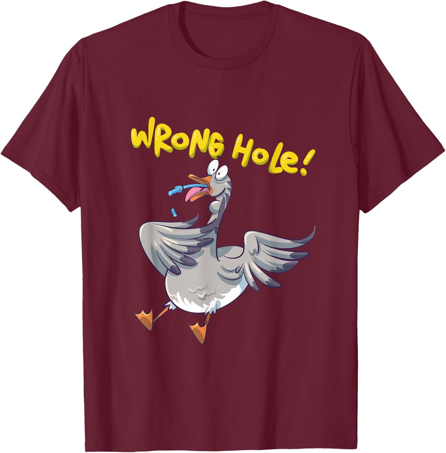 Funny Anesthesia tubed then goose humorous anesthesia gift T-Shirt - T-Shirt | Maroon