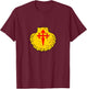 Camino de Santiago Compostela Gift Spain Shell Of St. James T-Shirt - T-Shirt | Maroon