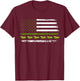 Funny Pickle Cucumber US American Flag For Pickle Lovers T-Shirt - T-Shirt | Maroon