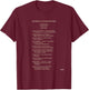 Georgia Guidestones T-Shirt - T-Shirt | Maroon