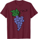 Funny Grape Matching Group Halloween Costume T-Shirt - T-Shirt | Maroon