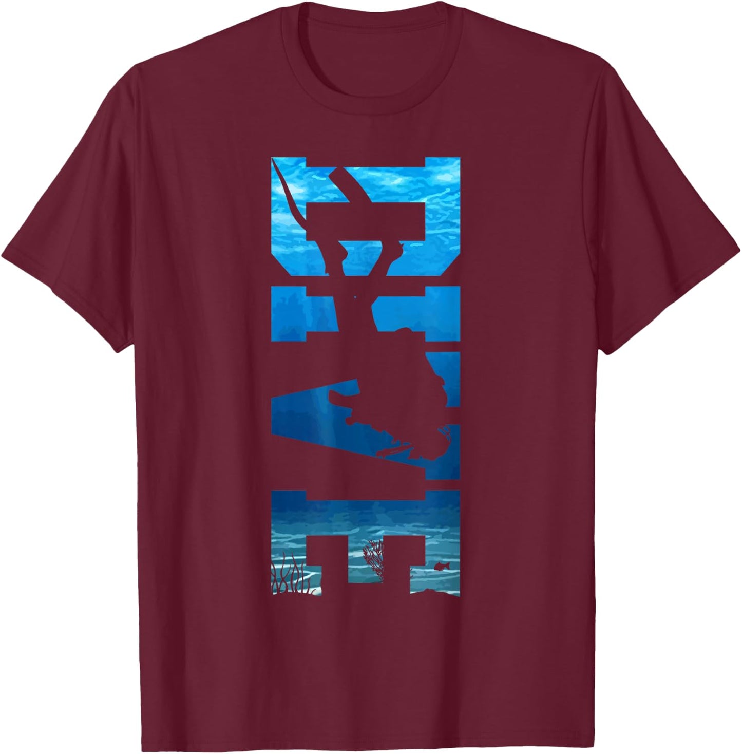 Diving Gift T-Shirt - T-Shirt | Maroon