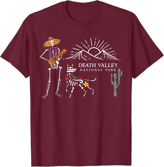 Death Valley National Park Shirt, Appalachian Trail T-Shirt - T-Shirt | Maroon
