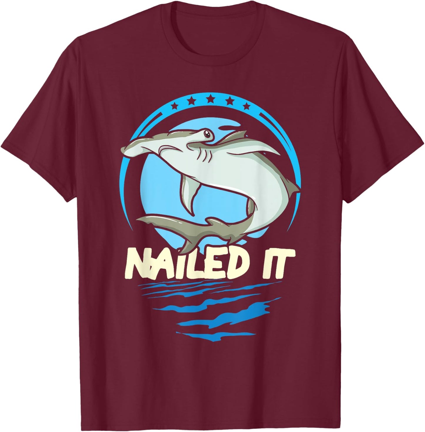 Hammerhead Shark Gift Kids T-Shirt - T-Shirt | Maroon