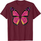 Butterfly Wings On The Back - Pink Fairy Halloween Costume T-Shirt - T-Shirt | Maroon