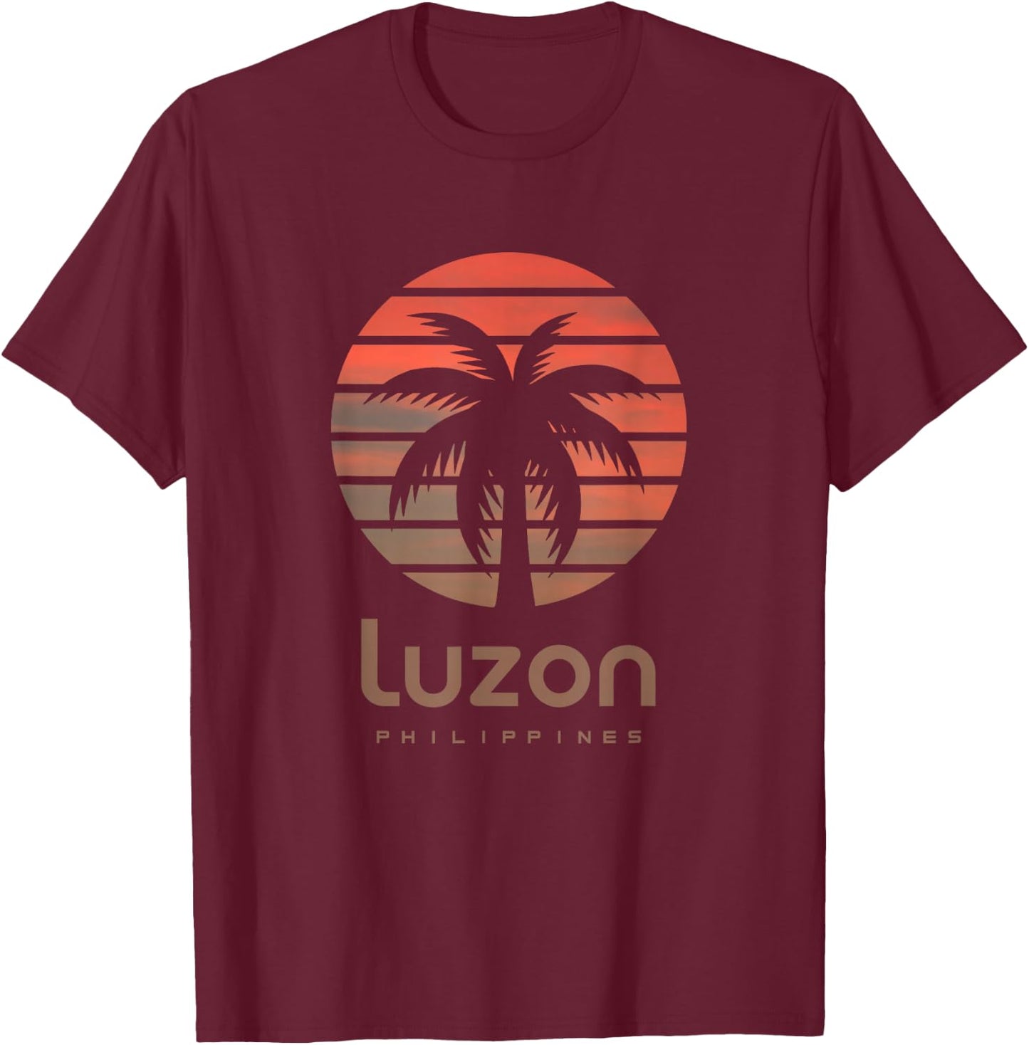 Luzon Philippines Travel Vacation Souvenir T-Shirt - T-Shirt | Maroon