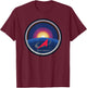 Roskosmos Russia Sputnik Space Russian Authority T-Shirt - T-Shirt | Maroon