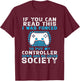 Forced To Re-Enter Society Funny Gaming T-Shirt - T-Shirt | Maroon