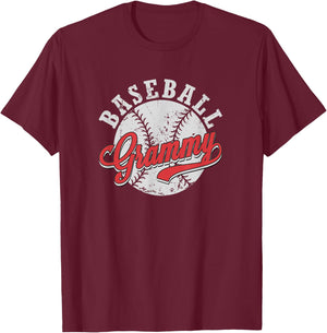 Baseball Grammy T-Shirt - T-Shirt | Maroon