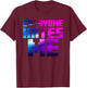 everyone hates me Aesthetic vaporwave T-Shirt - T-Shirt | Maroon