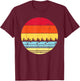 Vintage Rowing Funny Rower Crew Boat Team Gift Women T-Shirt - T-Shirt | Maroon