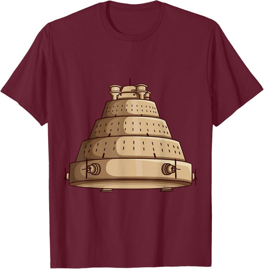 VIMANA Ancient Alien Theory for Astronaut Flight Machine T-Shirt - T-Shirt | Maroon