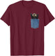 Otter Shirts Funny Adorable Sea Otter in Pocket Otter T-Shirt - T-Shirt | Maroon
