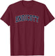 Endicott New York NY Vintage Sports Design Navy Design T-Shirt - T-Shirt | Maroon