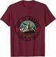Out Of Breath Hiking Society Dont Worry in a Minute camping T-Shirt - T-Shirt | Maroon