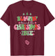 Bumping Around The Christmas Tree Christmas Pregnancy T-Shirt - T-Shirt | Maroon