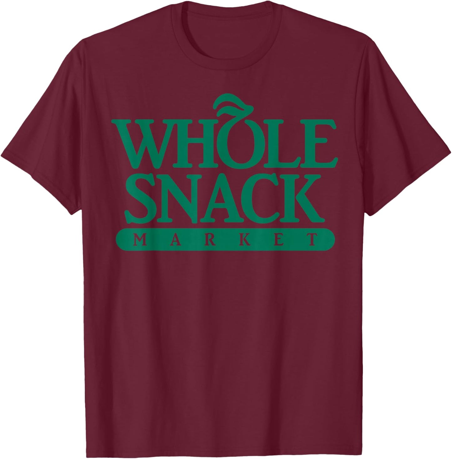 Whole Snack Market T-Shirt - T-Shirt | Maroon