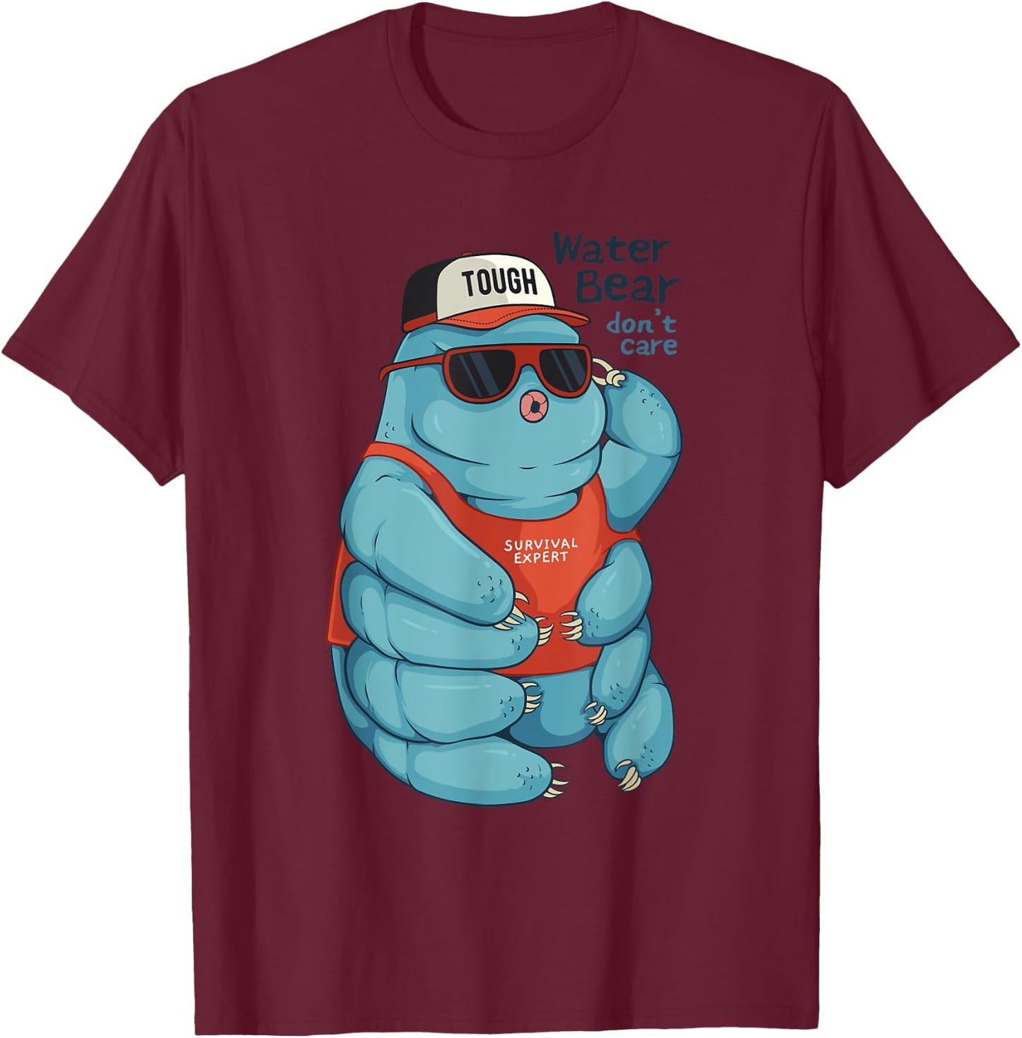 Tardigrade Waterbear Water Bear No Matter T-Shirt - T-Shirt | Maroon