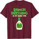 Ranch Lover Clothing Salad Dressing T-Shirt - T-Shirt | Maroon