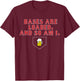 Southie Boston Baseball Bases Are Loaded Beer Drinking T-Shirt - T-Shirt | Maroon
