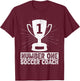 Number One Soccer Coach Head Trainer Coaching Player T-Shirt - T-Shirt | Maroon