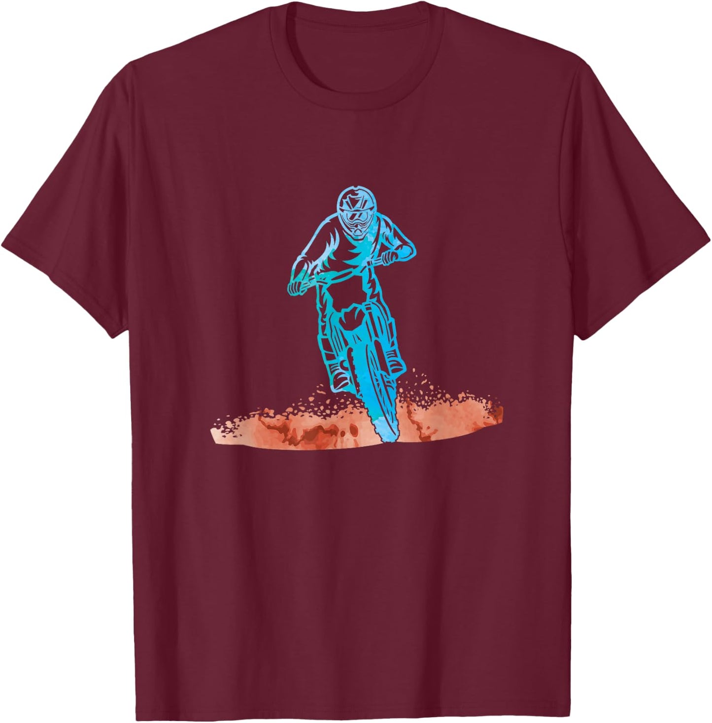 Dirt Bike Riding - MX Motocross Supercross T-Shirt - T-Shirt | Maroon