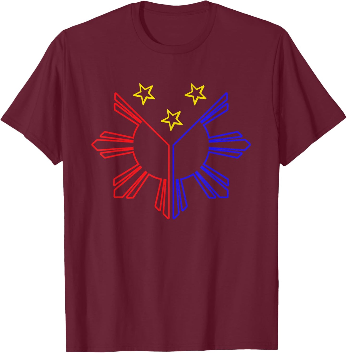 Filipina Pinoy Culture Filipino Gift Philippines T-Shirt - T-Shirt | Maroon