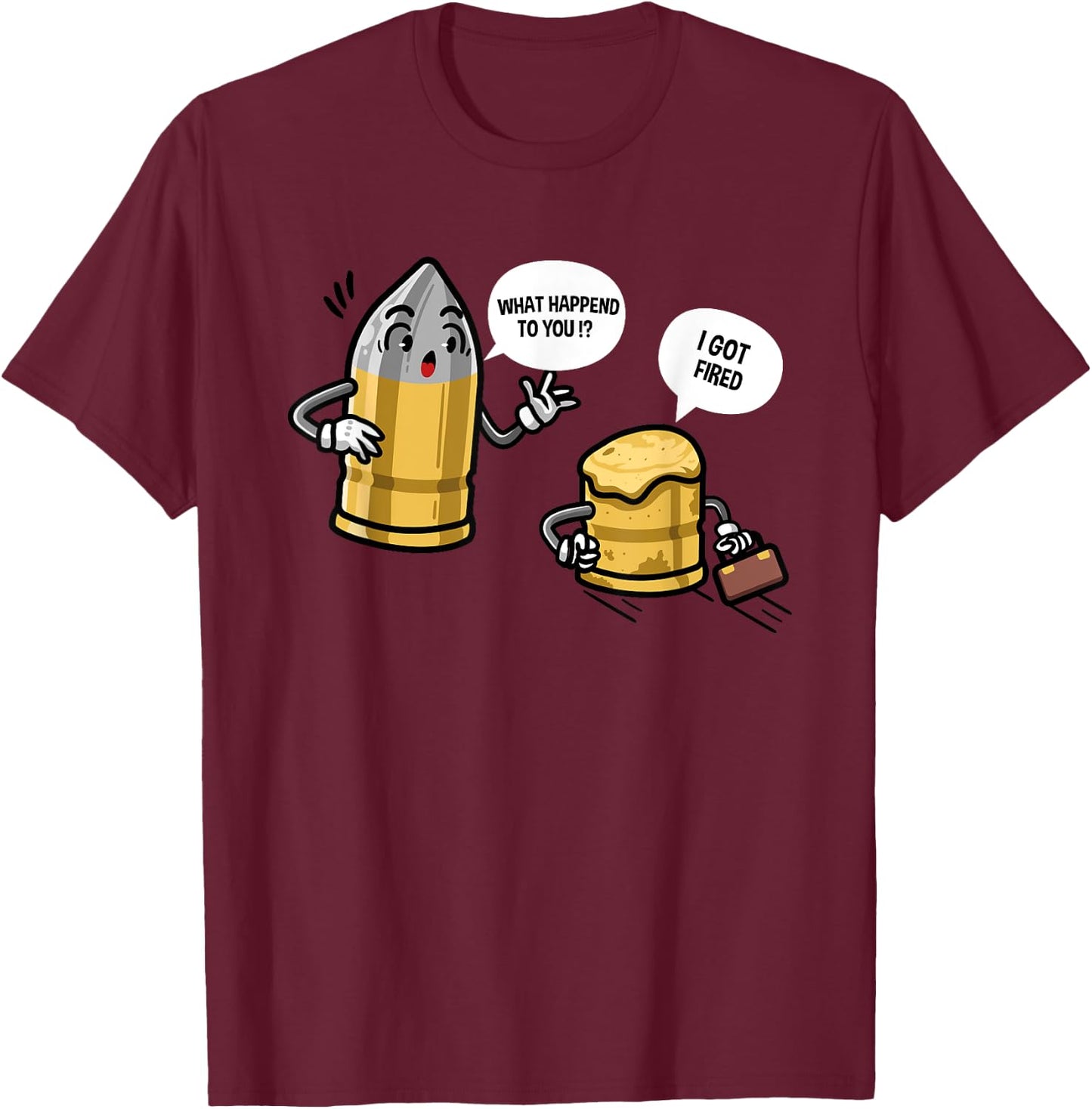 Funny Gun Lover Enthusiast Collector Shooting Men Women Gift T-Shirt - T-Shirt | Maroon