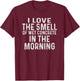 Funny Concrete Worker Construction Worker Gag Pun T-Shirt - T-Shirt | Maroon