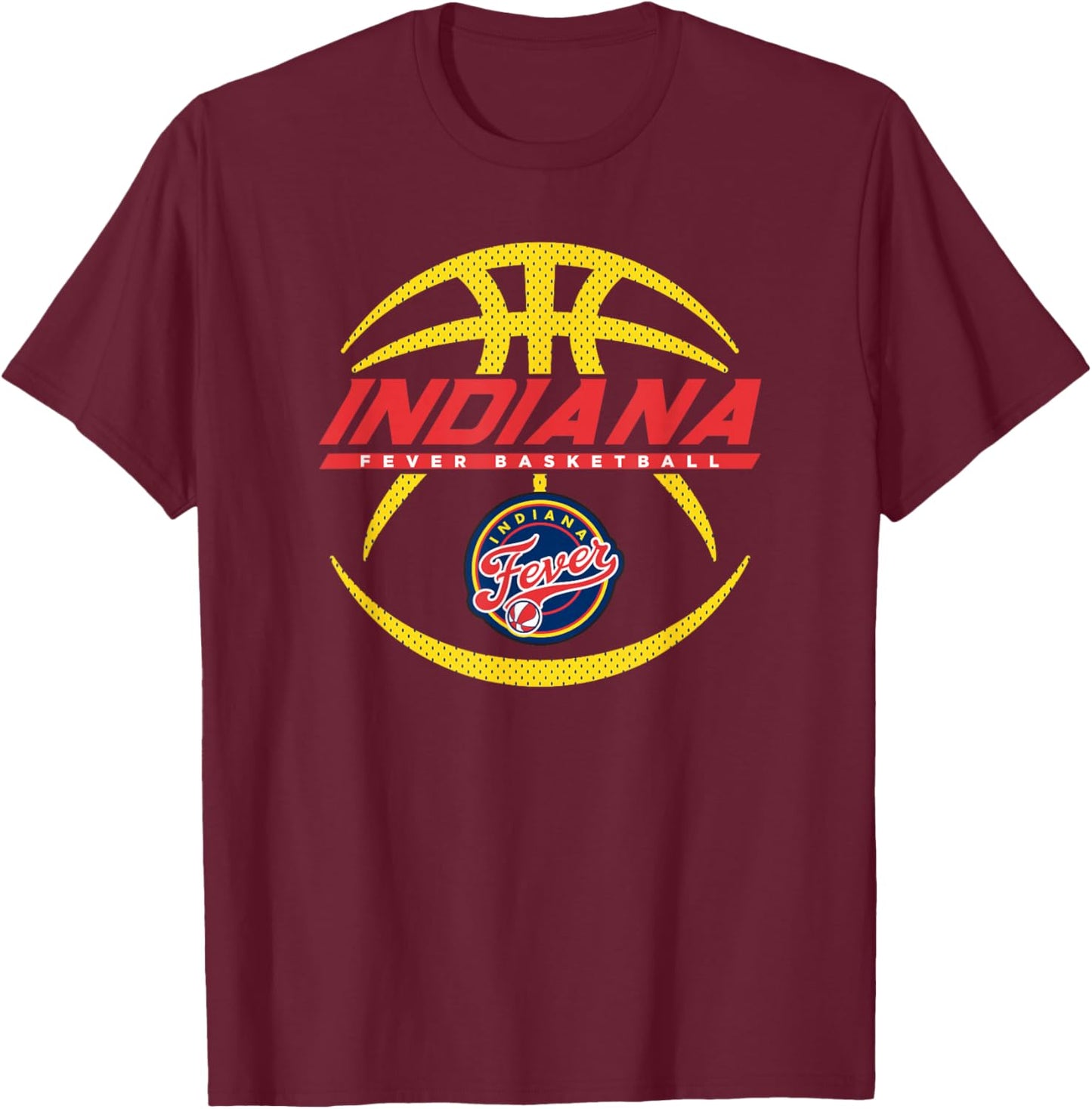 WNBA Indiana Fever The Rock T-Shirt - T-Shirt | Maroon