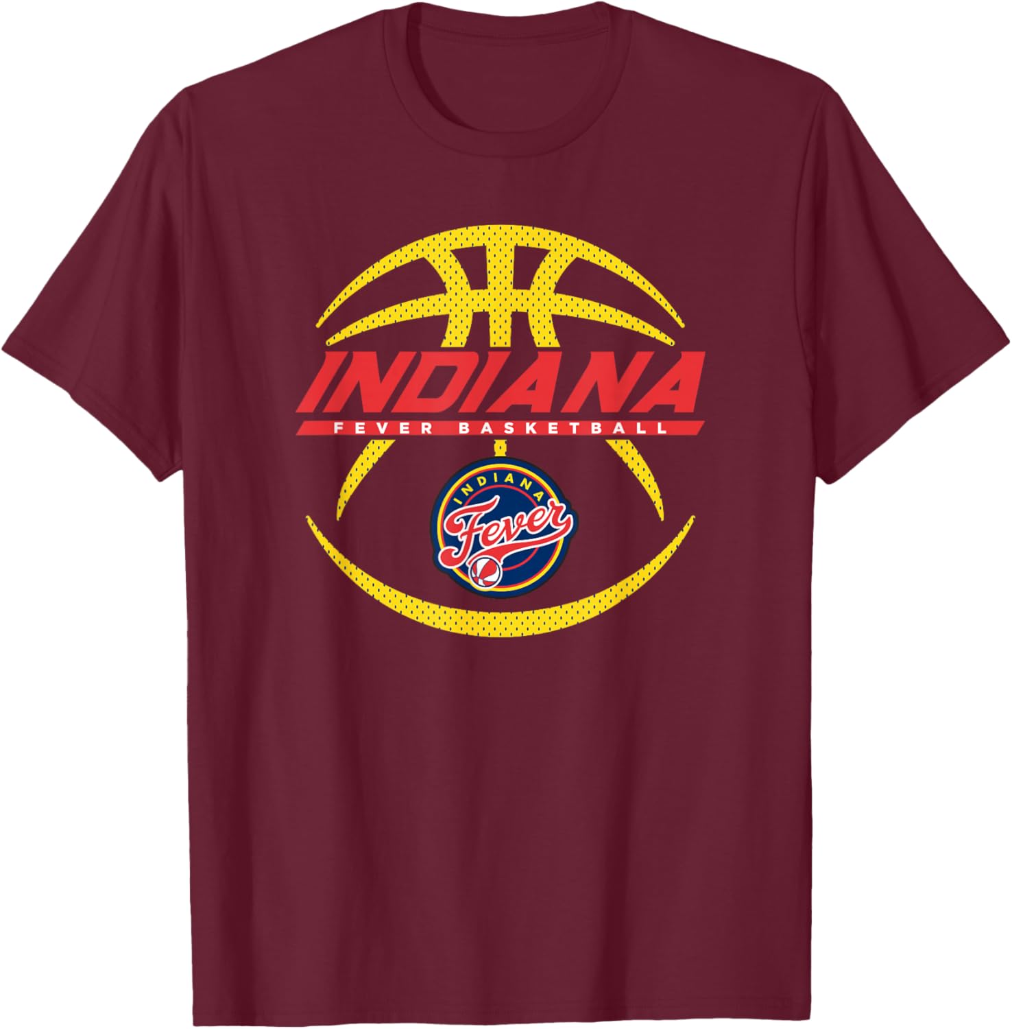 WNBA Indiana Fever The Rock T-Shirt - T-Shirt | Maroon