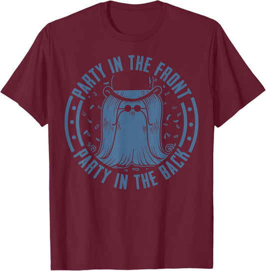 The Addams Family Cousin It Party All Around T-Shirt - T-Shirt | Maroon