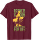 Golf Golfing Father Son Matching Dad T-Shirt - T-Shirt | Maroon