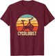 Cycologist Bike Rider | Funny Spin Class Cyclist Gift T-Shirt - T-Shirt | Maroon