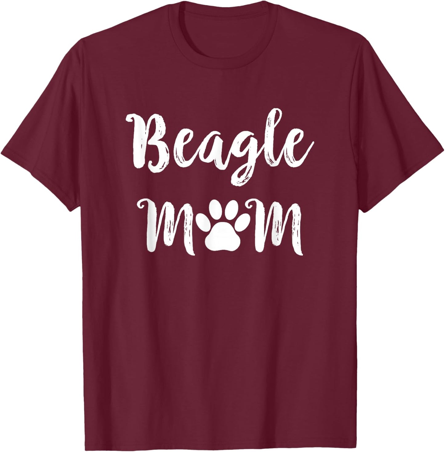 Beagle Mom Dog Beagle Women T-Shirt - T-Shirt | Maroon