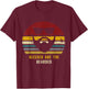 Blessed Are The Bearded Funny Bearded Present T-Shirt - T-Shirt | Maroon