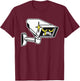 Surveillance Camera Traditional Traditional Tattoo Flash T-Shirt - T-Shirt | Maroon