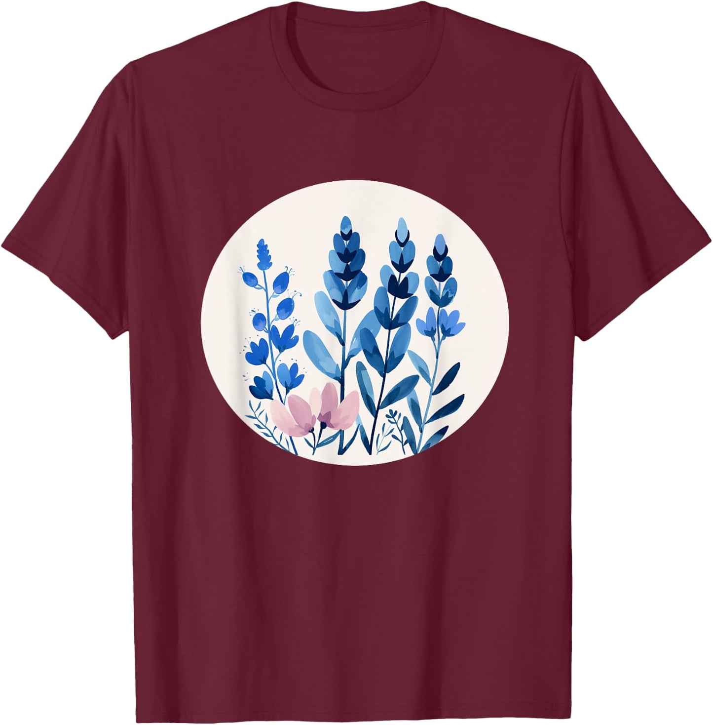 Nice Bluebonnet Costume for Flowers and Bonnets Lovers T-Shirt - T-Shirt | Maroon
