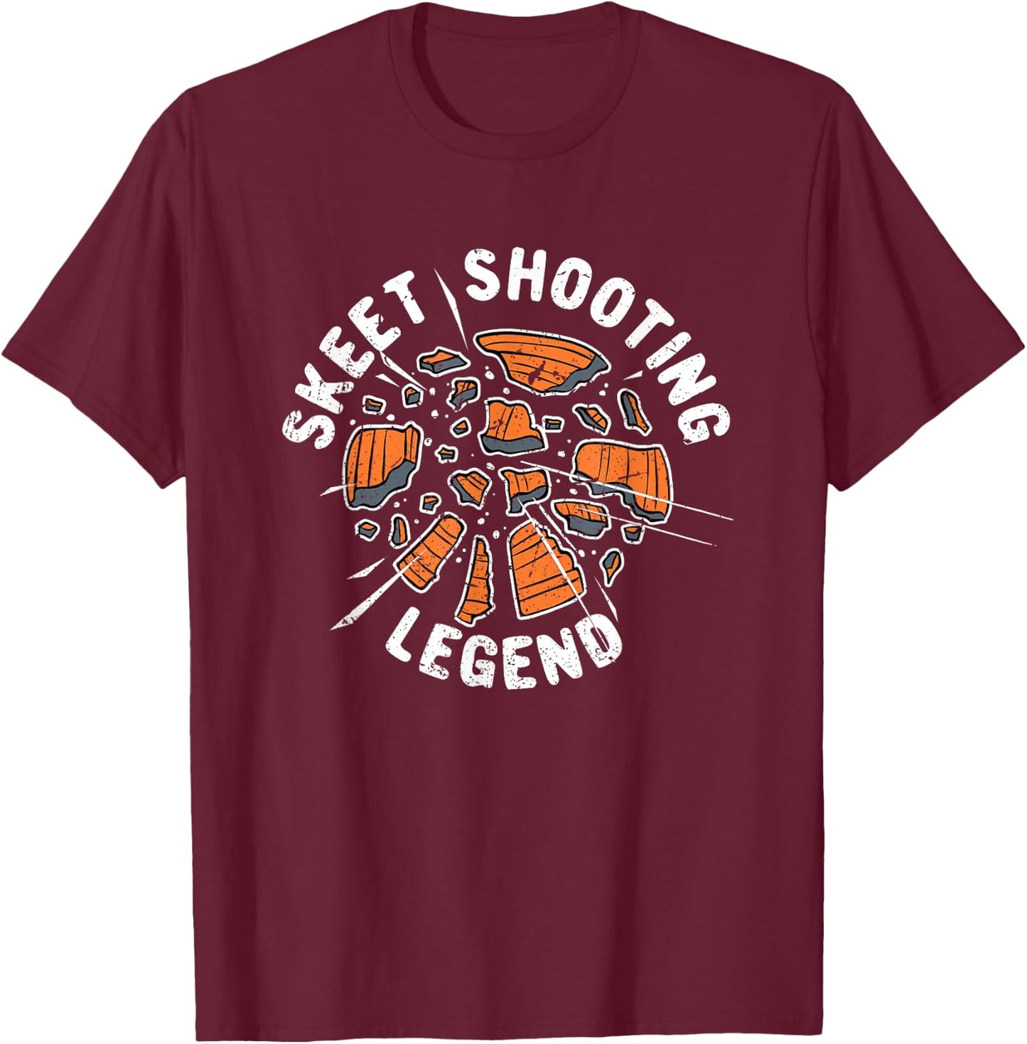 Funny Skeet Shooting Legend T-Shirt - T-Shirt | Maroon