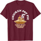 Chicken Pot Pie Favorite Thing Rooster Smoker T-Shirt - T-Shirt | Maroon