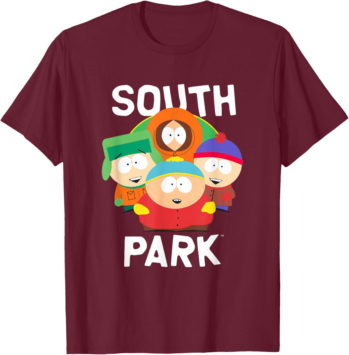 South Park Gang T-Shirt - T-Shirt | Maroon