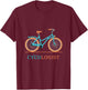 Cycologist Bike Retro Gift Cycling & Bicycle Lovers Road T-Shirt - T-Shirt | Maroon