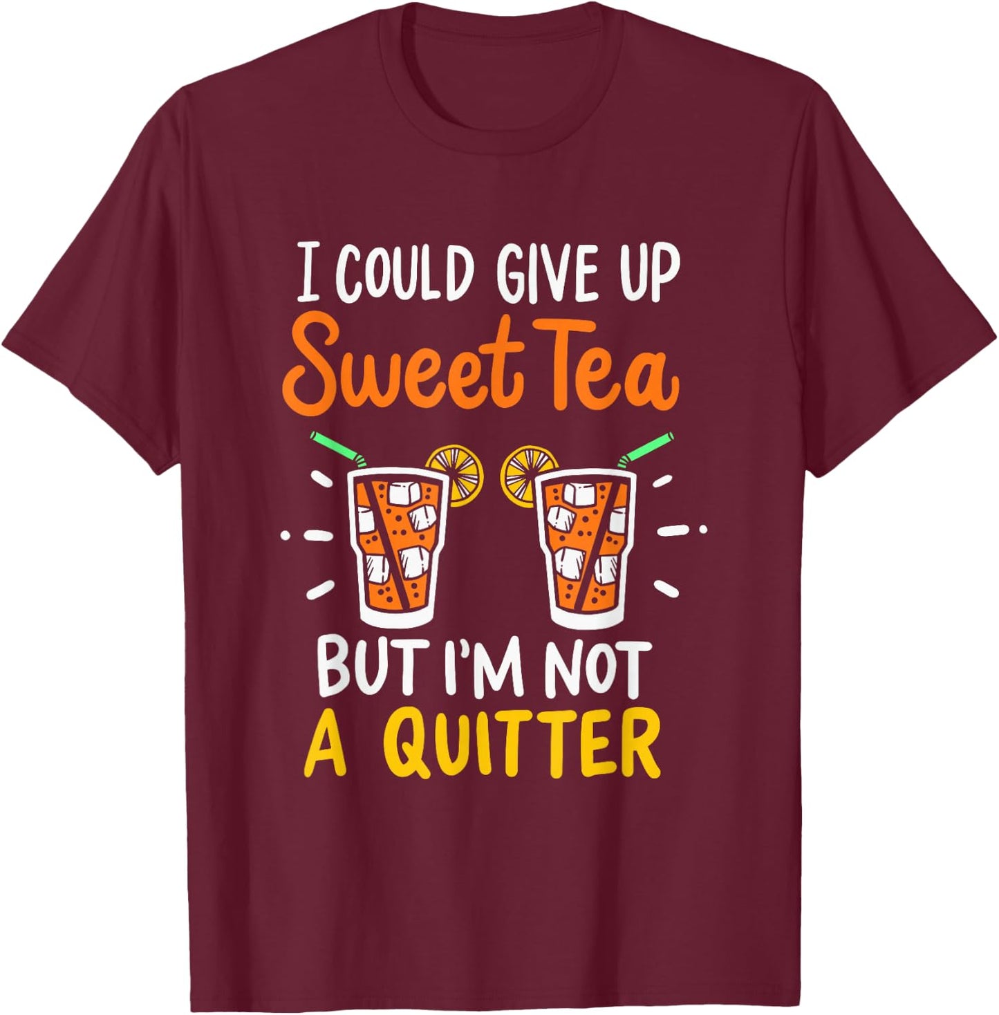 Funny Sweet Tea Loving Gift - Great Countryside Sweet Tea T-Shirt - T-Shirt | Maroon