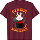 Circus Magician Costume - Circus Party Shirt - Circus T-Shirt - T-Shirt | Maroon