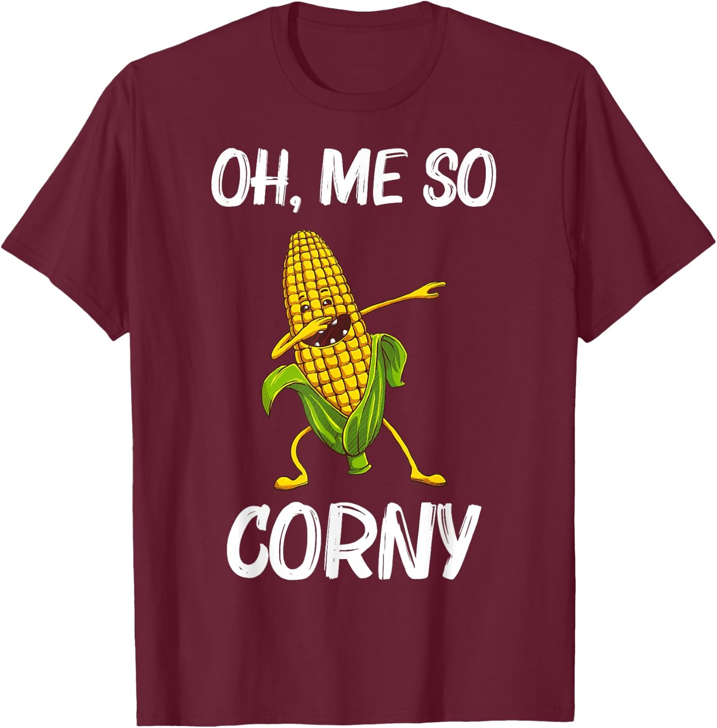 Funny Corn Gift Women Corn On The Cob Costume Farmer T-Shirt - T-Shirt | Maroon