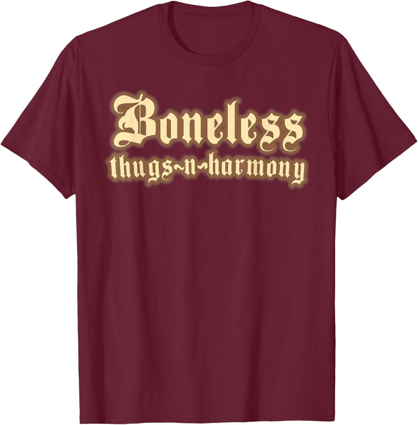 Boneless Thugs N Harmony T-Shirt - T-Shirt | Maroon
