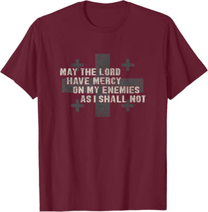 May the lord have Military mercy Army flag operator T-Shirt - T-Shirt | Maroon