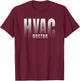 HVAC Refrigeration Technician Tech T-Shirt - T-Shirt | Maroon
