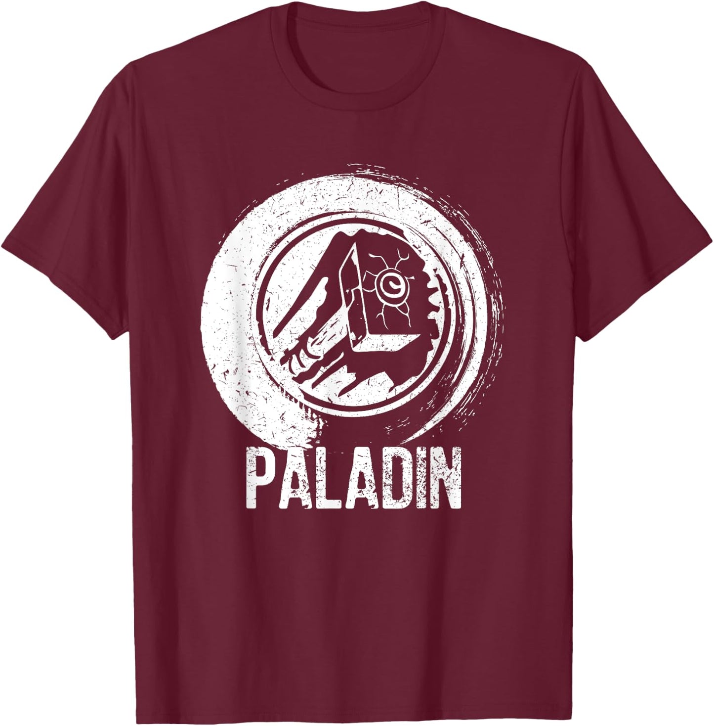 Wow Paladin Gamer T-Shirt - T-Shirt | Maroon