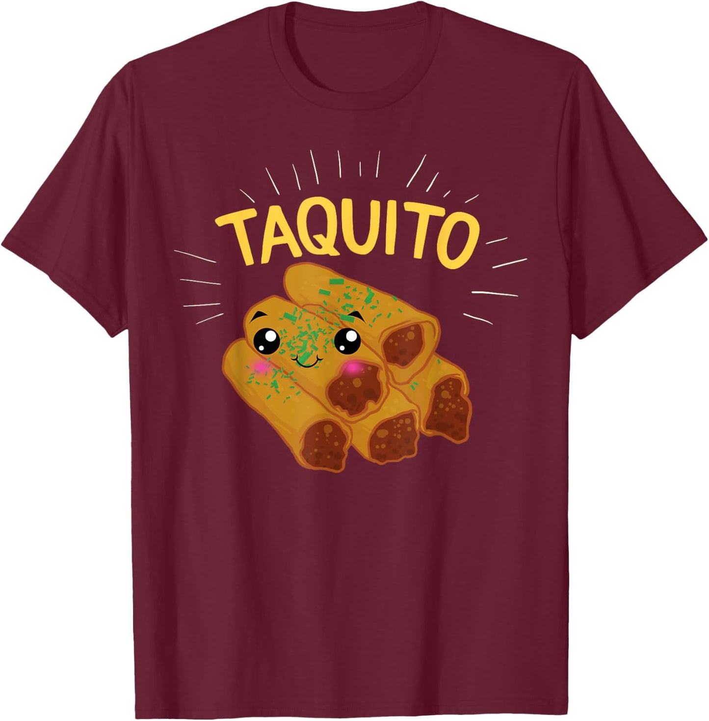 Taco And Taquito Matching Mommy Daddy And Me Mexican New Mom T-Shirt - T-Shirt | Maroon
